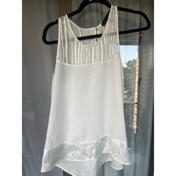 Robert Rodriguez Flowy White Top, Size M - Picture 1 of 6